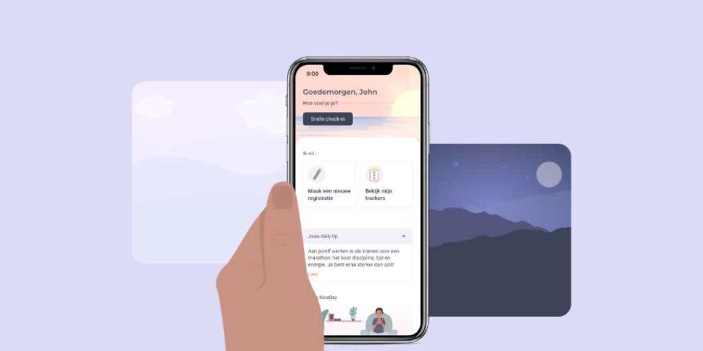 Mobiele app voor cliënten